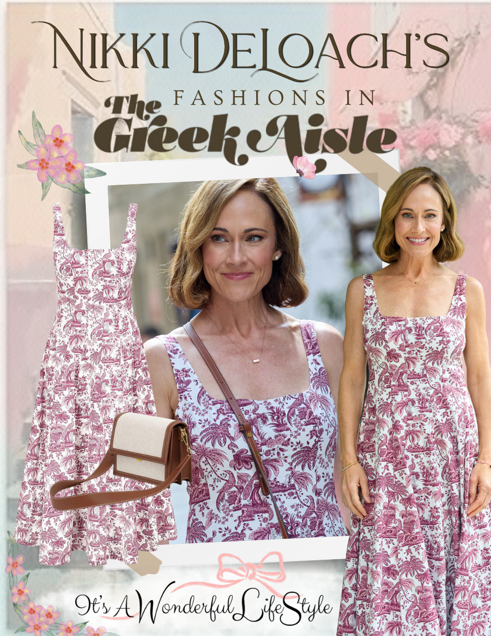 Nikki DeLoach’s wardrobe in "The Greek Aisle" is giving all the dreamy Mediterranean vibes! From gorgeous florals to breezy summer dresses, I tracked down her Hallmark Channel Summer Nights looks for you.

Her exact dress is quite limited in sizes. It does come in a blue toile and I shared it and some similar dresses as well!

Shop the styles in my LTK! 🇬🇷☀️

#NikkiDeLoach #TheGreekAisle #HallmarkChannel #SummerNights #LTKStyle #HallmarkFashion #SummerStyle