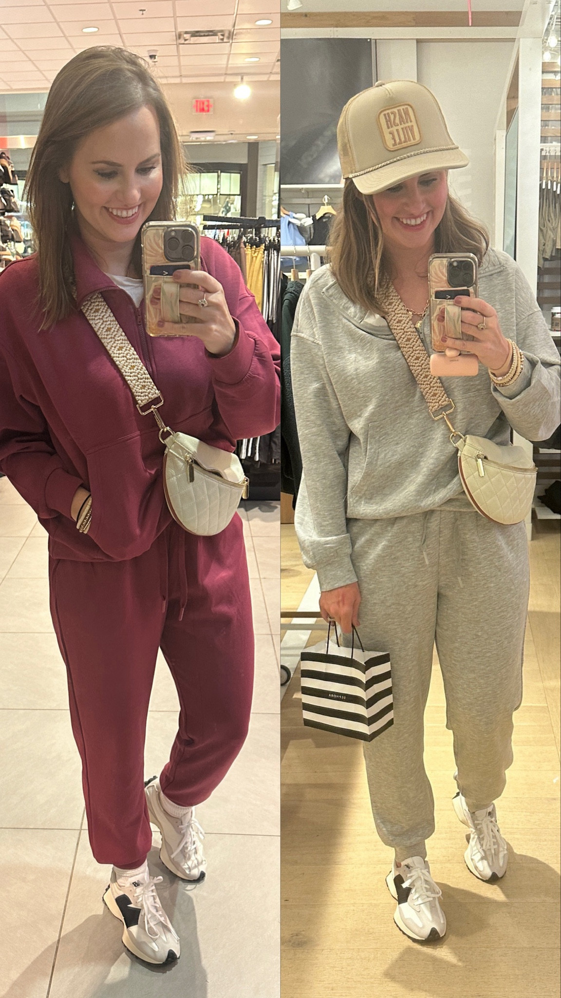 Casual fall outfit. 

What I wore to the airport. The best two piece jogger sets for traveling!!! The material is so soft and luxurious. Looks so similar to the lululemon sets for a fraction of the price! 

These quilted crossbody bags are perfect for traveling too! I always get so many compliments on this bag. Holds just the right amount! Would make a great gift. 

Everyday mom style, Amazon fashion finds, airport outfit, travel outfit 

#LTKGiftGuide #LTKCyberWeek #LTKTravel