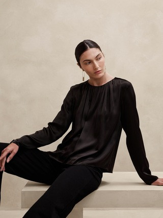 Ascendant Silk Blouse | Banana Republic (US)
