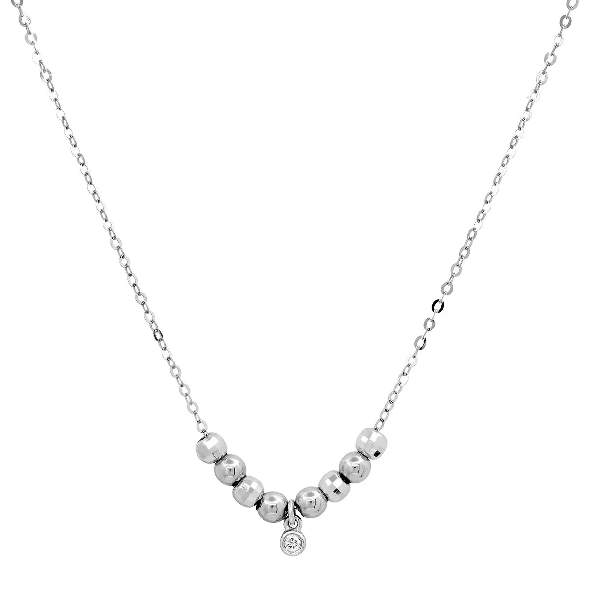 MOVEABLE BEADED DIAMOND DROP NECKLACE | Nordstrom | Nordstrom