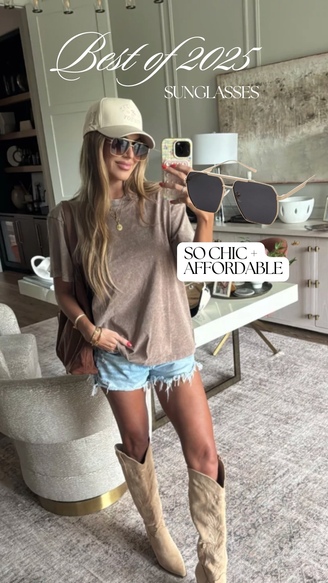 one of my (and your) fav sunglasses from 2025! so affordable and cute!!! 

 #LTKFindsUnder50