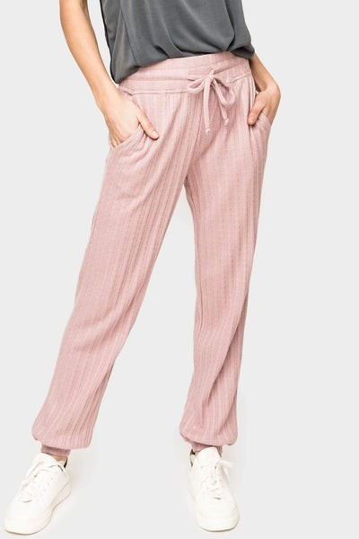 Luxe Pointelle Knit Wide Leg Lounge Pant | Gibson