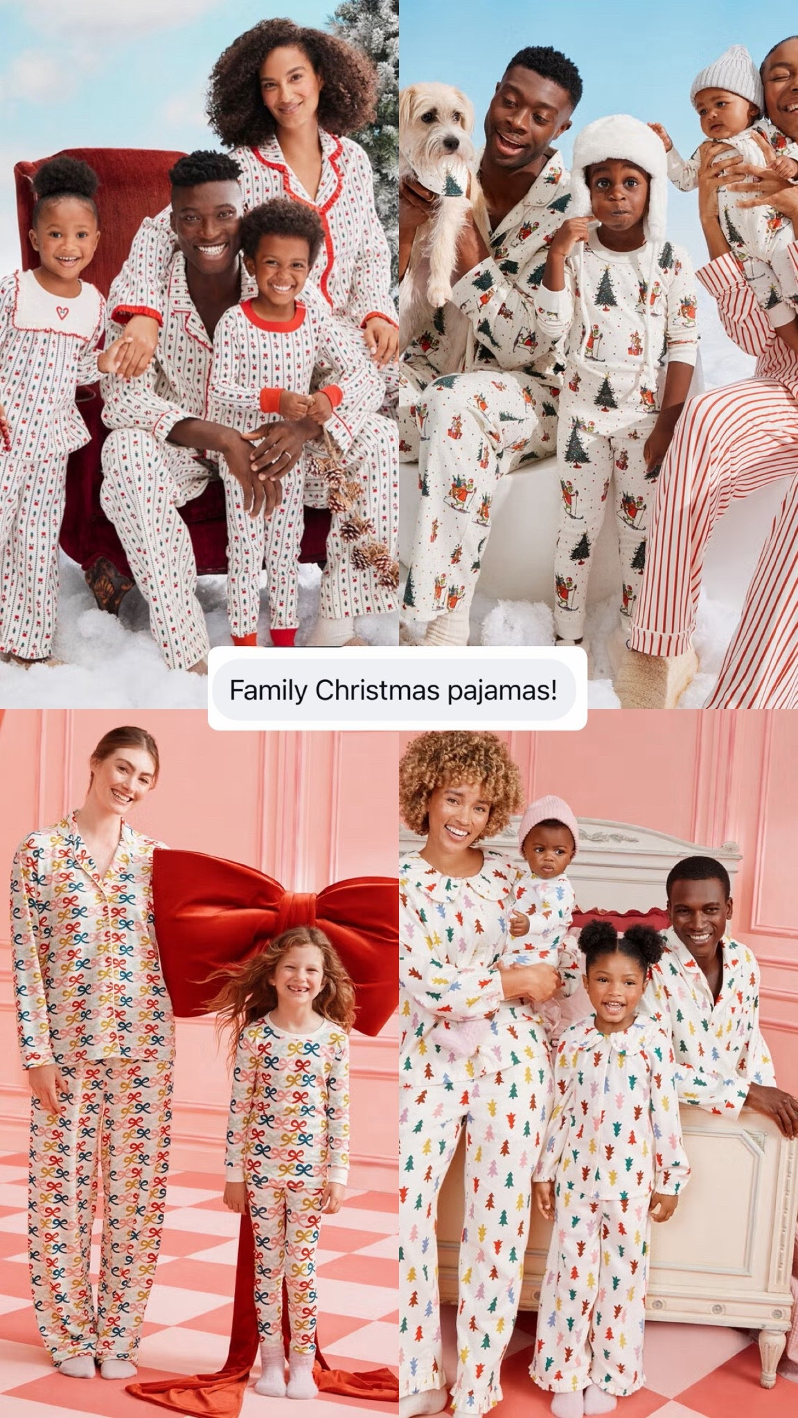 Family Christmas pajamas

@Hanna Andersson