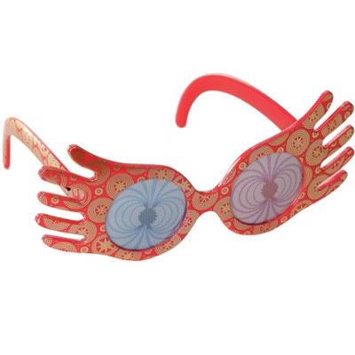 HalloweenCostumes.com One Size Fits Most Women Womens Harry Potter Luna Lovegood Glasses Halloween Costume Accessory,  Red/Orange/Blue/Purple | Target