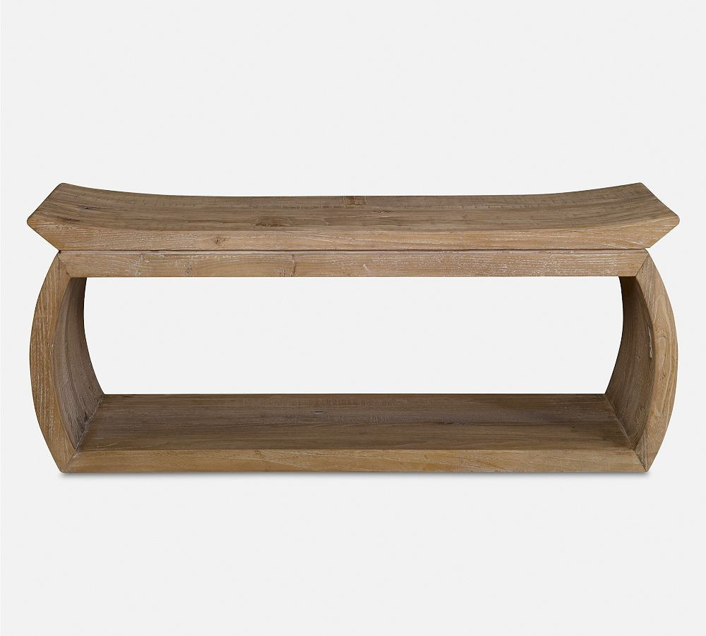 Monica Reclaimed Wood Bench, Elm | Pottery Barn (US)