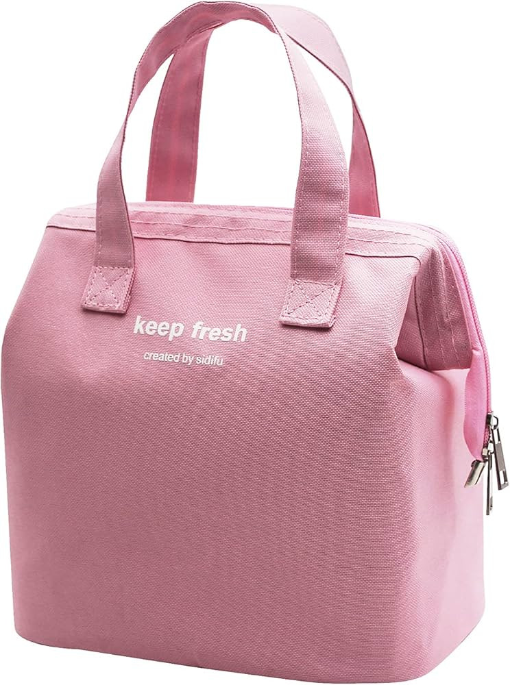 Mziart Insulated Lunch Bag Simple Bento Cooler Bag Lunch Tote Bag for Lunch Box for Women Men Adu... | Amazon (US)