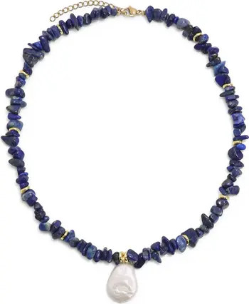 Vetta Freshwater Pearl Pendant Necklace | Nordstrom