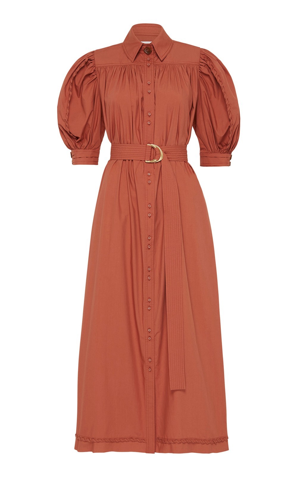 burnt orange colour dress