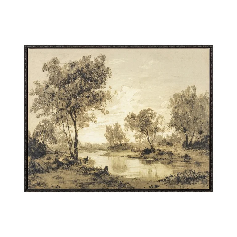 My Texas House Golden Hills 24x18 Framed Wall Art | Walmart (US)