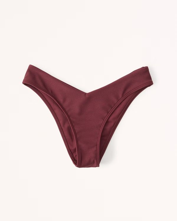 Women's Tall-Side High-Leg Cheeky Bottom | Women's Swimwear | Abercrombie.com | Abercrombie & Fitch (US)