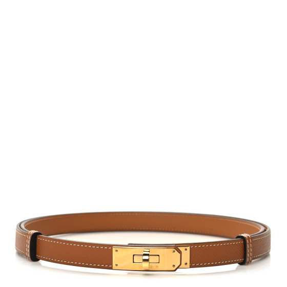 Epsom Kelly Belt Gold | FASHIONPHILE (US)