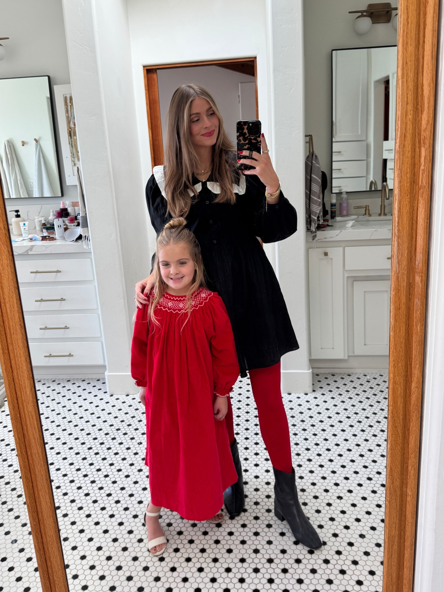 Church look with my girl! 