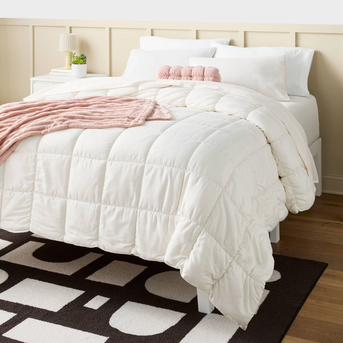 Box Stitch Puffer Comforter - Room Essentials™ | Target