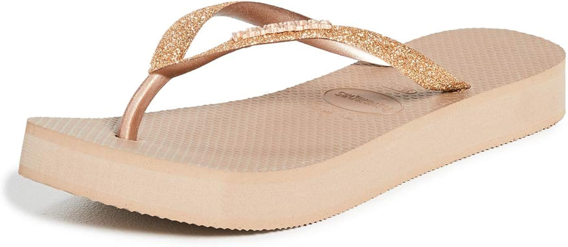 Havaianas Women's Slim Flatform Glitter Flip Flop Sandal | Amazon (US)