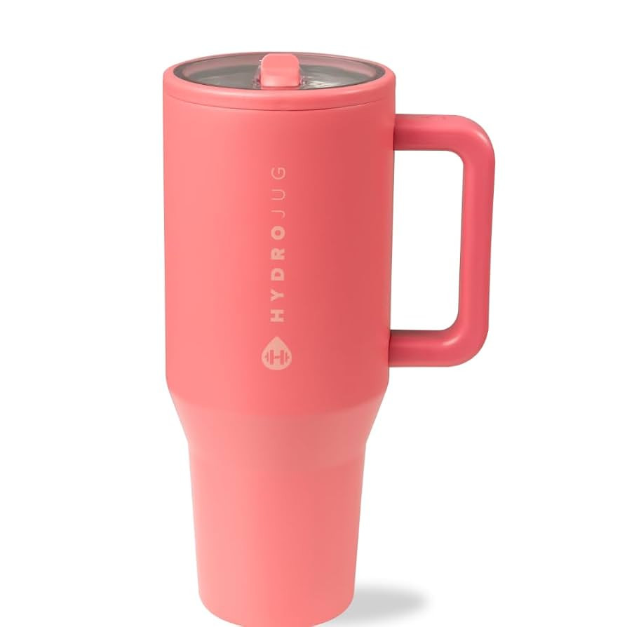 HydroJug Traveler - 32 oz Water Bottle with Handle & Flip Straw - Fits in Cup Holder, Leak Resist... | Amazon (US)