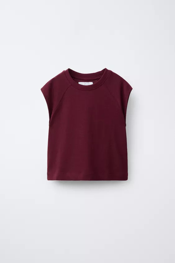 BASIC RAGLAN SLEEVE T-SHIRT | Zara US