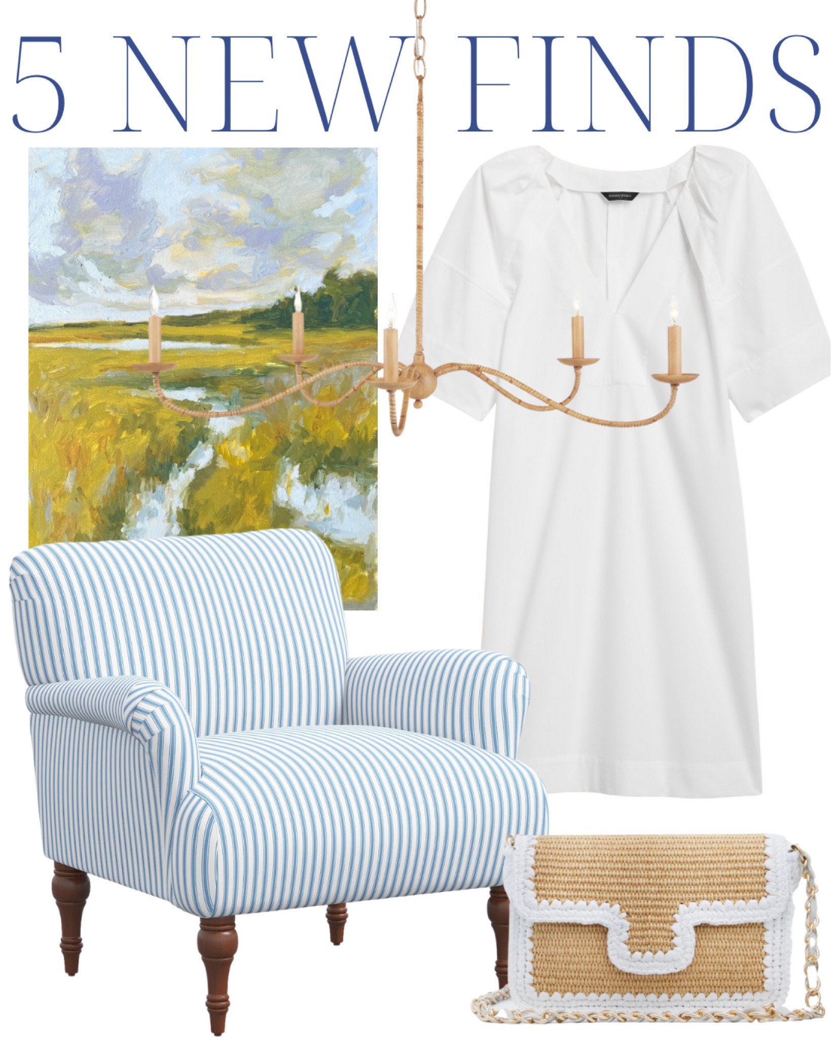 Art is by Jordan Connelly - search Charlestown Landing on jordanconnelly.com 🤍

marsh art, coastal art, grandmillennial home, grandmillennial style, white dress, summer dress, preppy style, woven bag, rattan chandelier, blue and white chair, striped chair, club chair, coastal home, classic home, southern style, southern home

#LTKstyletip #LTKhome #LTKsalealert
