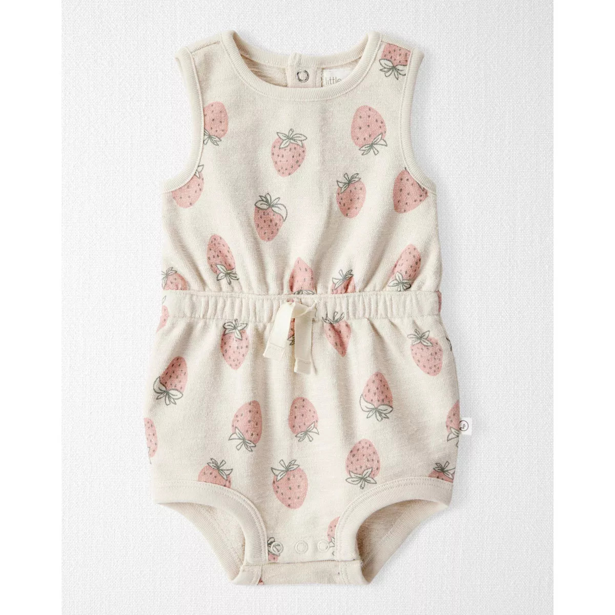 Little Planet by Carter's Organic Baby Girls' Knit Bubble Romper - 9M | Target