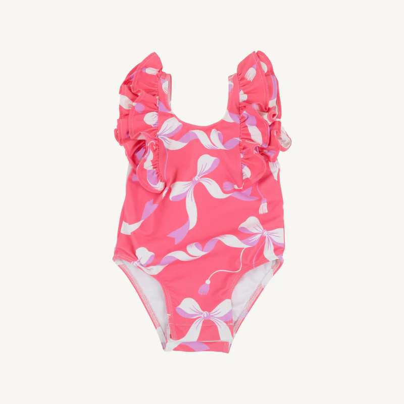 Ruehling Ruffle Bathing Suit - Bagley Bows | The Beaufort Bonnet Company