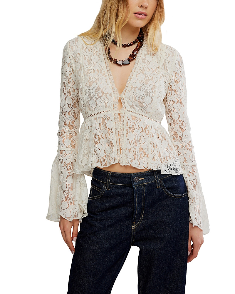 Free People Whispering Love Lace Blouse | Bloomingdale's (US)