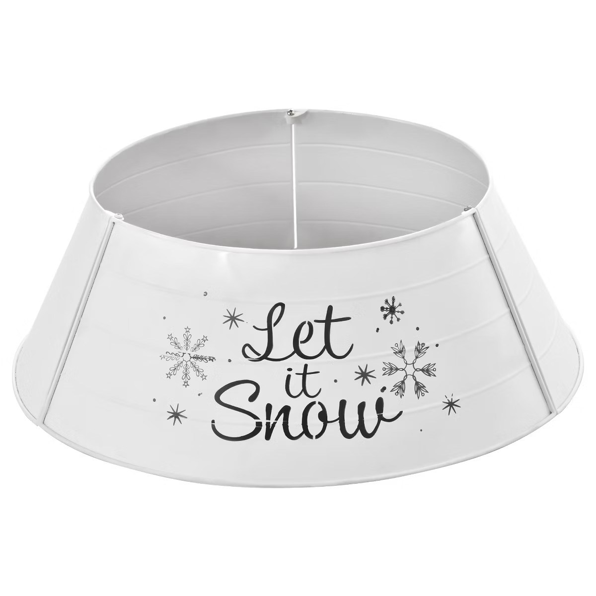 HOMCOM Christmas Tree Collar, Steel Tree Ring Skirt Home Xmas Decoration with Christmas Tree Prin... | Target