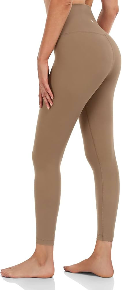 HeyNuts Pure&Plain 7/8 Athletic Leggings for Women Tummy Control Yoga Pants 25'' | Amazon (US)