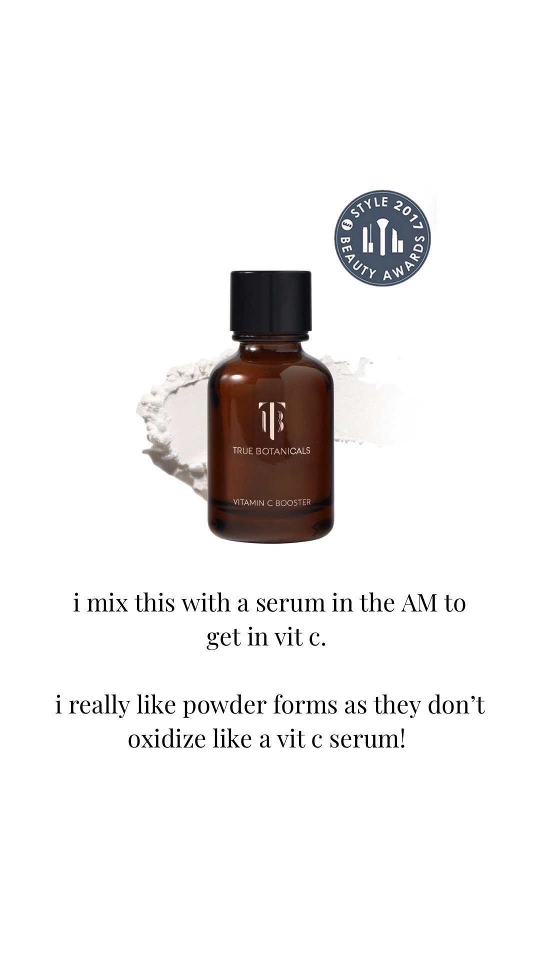 Low tox vitamin c booster. I prefer over serum as it doesn’t oxidize the same. 

#LTKgrwm #LTKselfcare #LTKmorningroutine