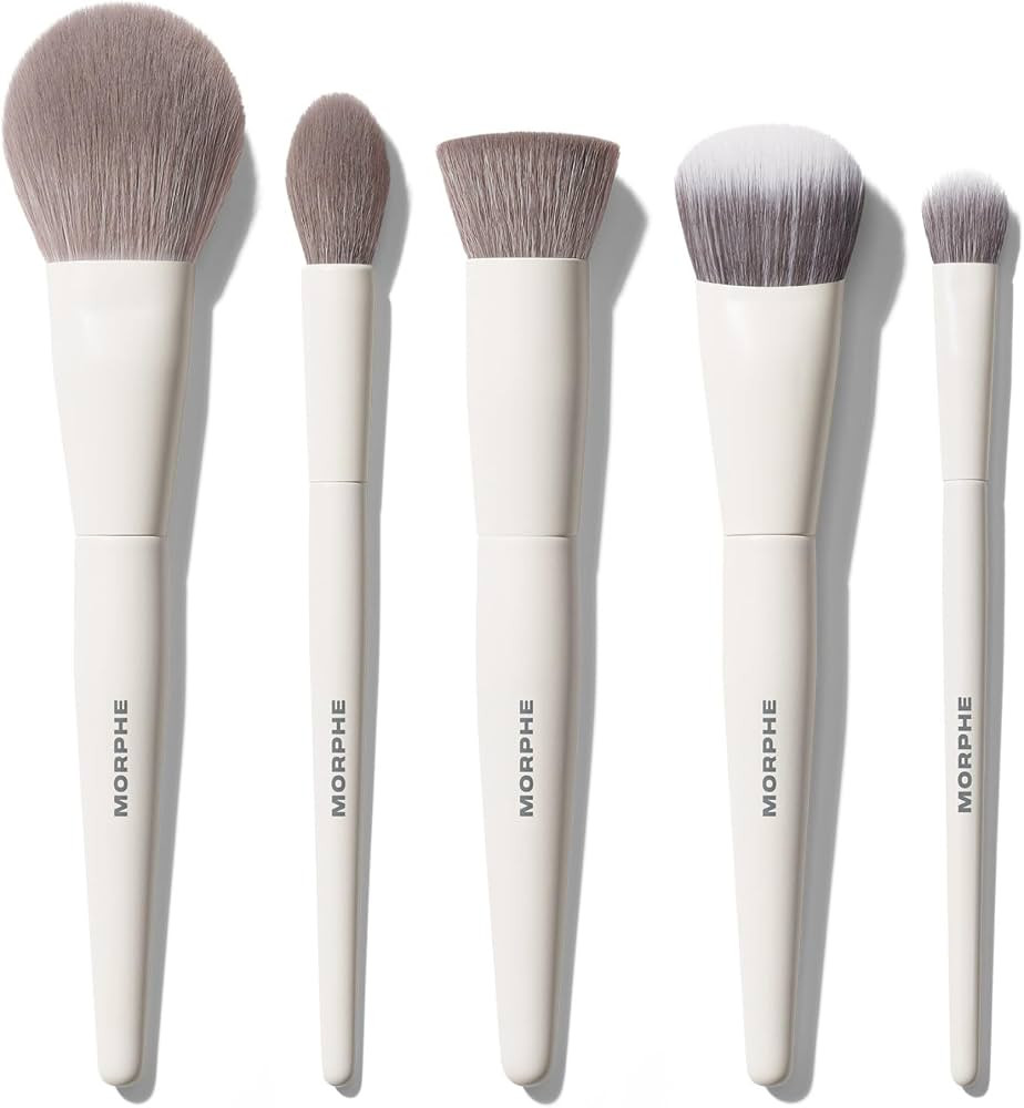 Morphe Portrait Mode 5 Piece Makeup Brush Set - Professional Makeup Brushes for Foundation, Conce... | Amazon (US)