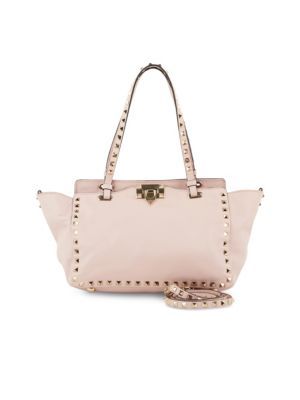 Studded Leather Two Way Tote | Saks Fifth Avenue OFF 5TH