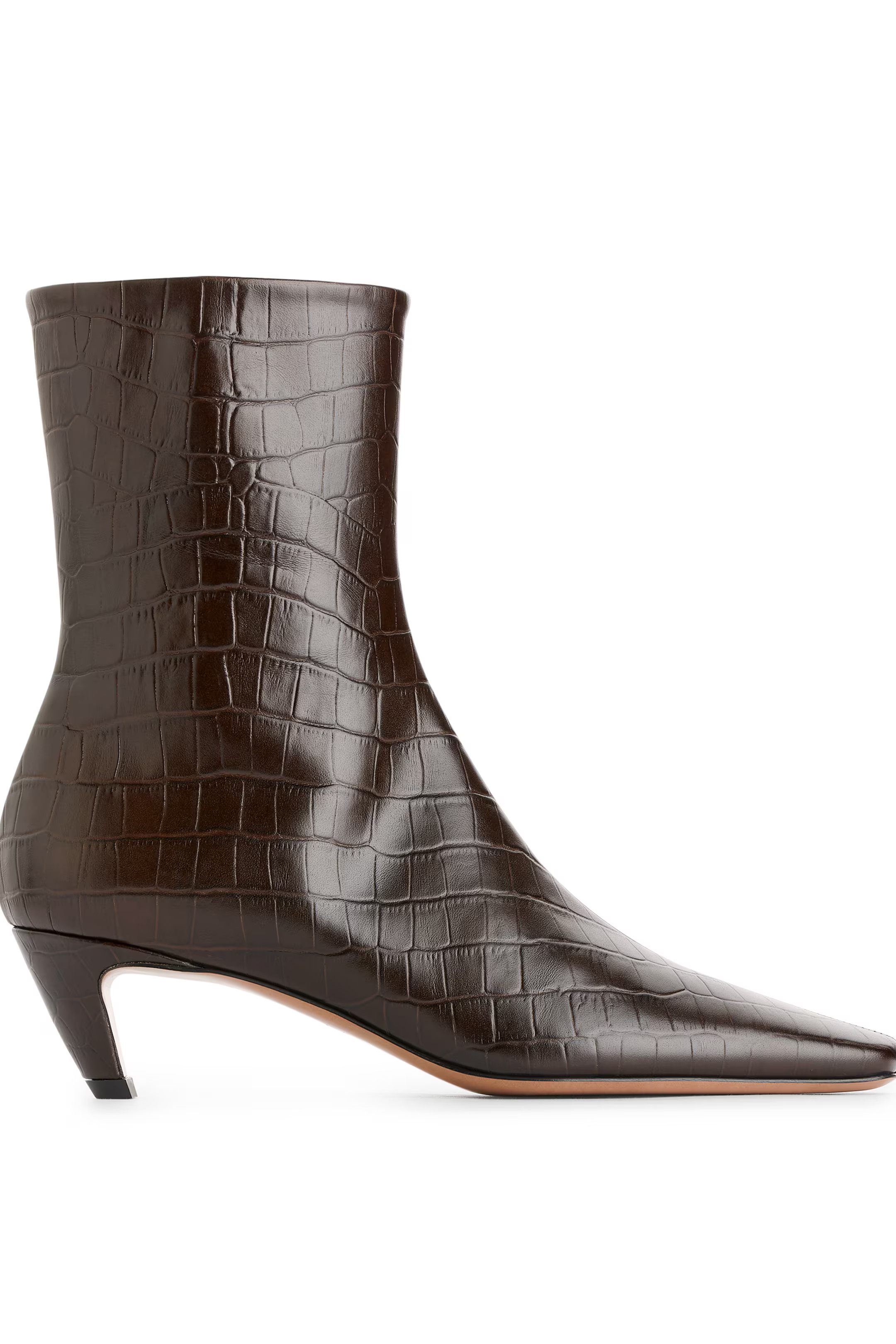 Square-Toe Ankle Boots | H&M (UK, MY, IN, SG, PH, TW, HK)