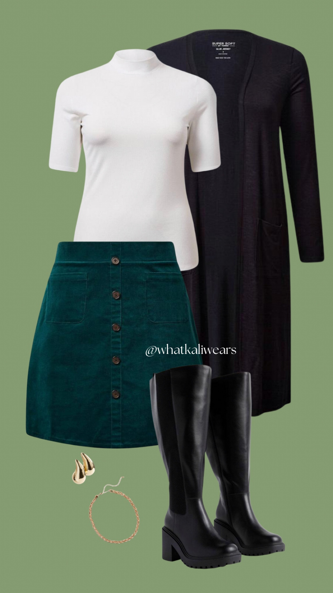 Feeling green🍂✨🤎

#LTKmidsize #LTKstyletip #LTKplussize