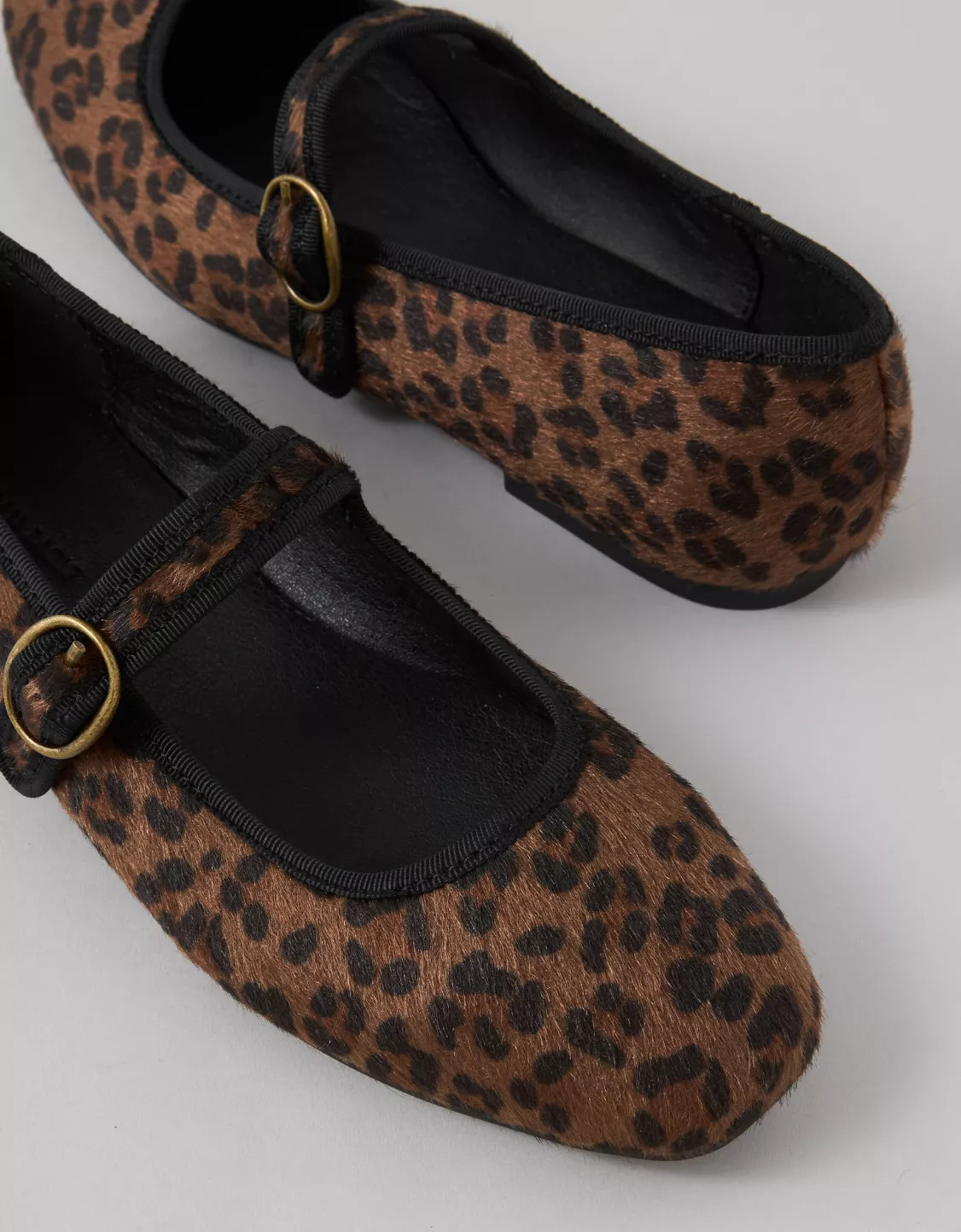 AE Calf Hair Mary Jane Flat | American Eagle Outfitters (US & CA)