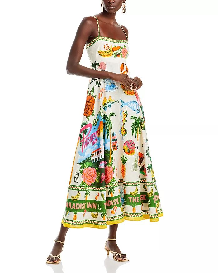 Paradiso Printed Linen Maxi Dress | Bloomingdale's (US)