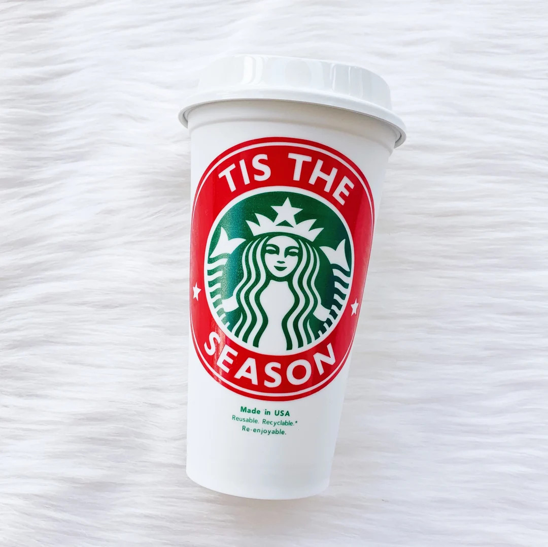 Tis the Season Personalized Starbucks Cup Best Friend Gift - Etsy | Etsy (US)