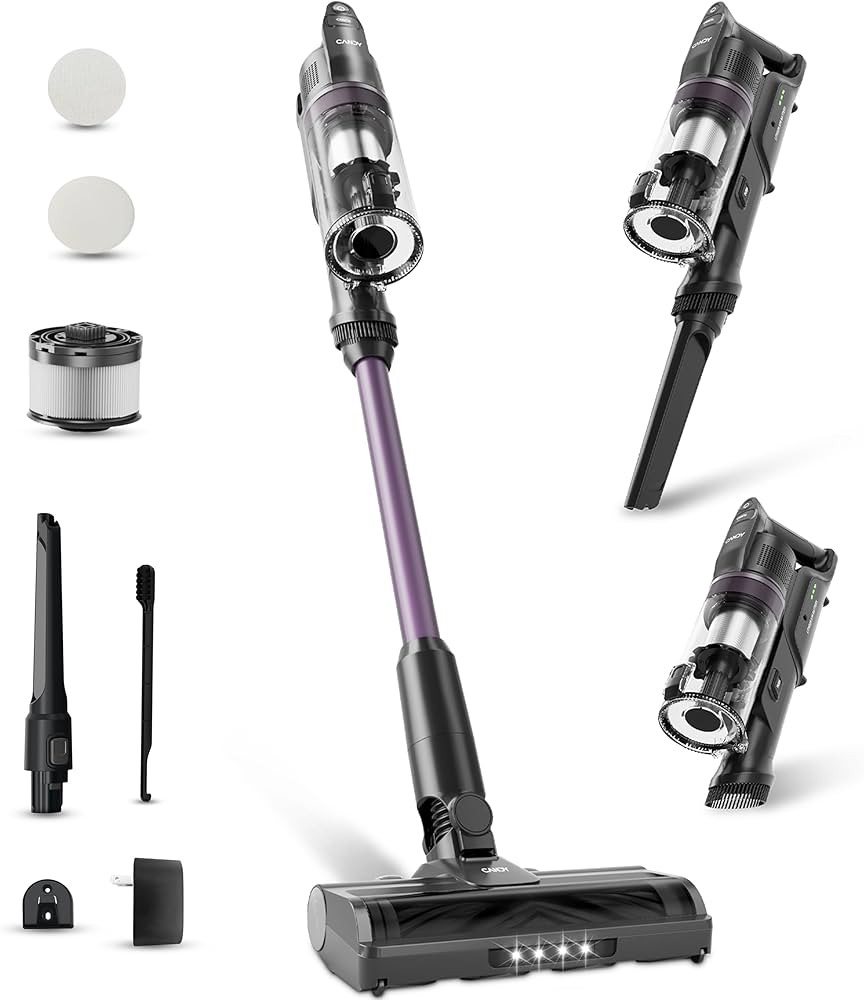 Candy Cordless Vacuum Cleaner,45Mins Vacuum Cleaners for Home,Stick Vacuum,Strong Suction,Removea... | Amazon (US)