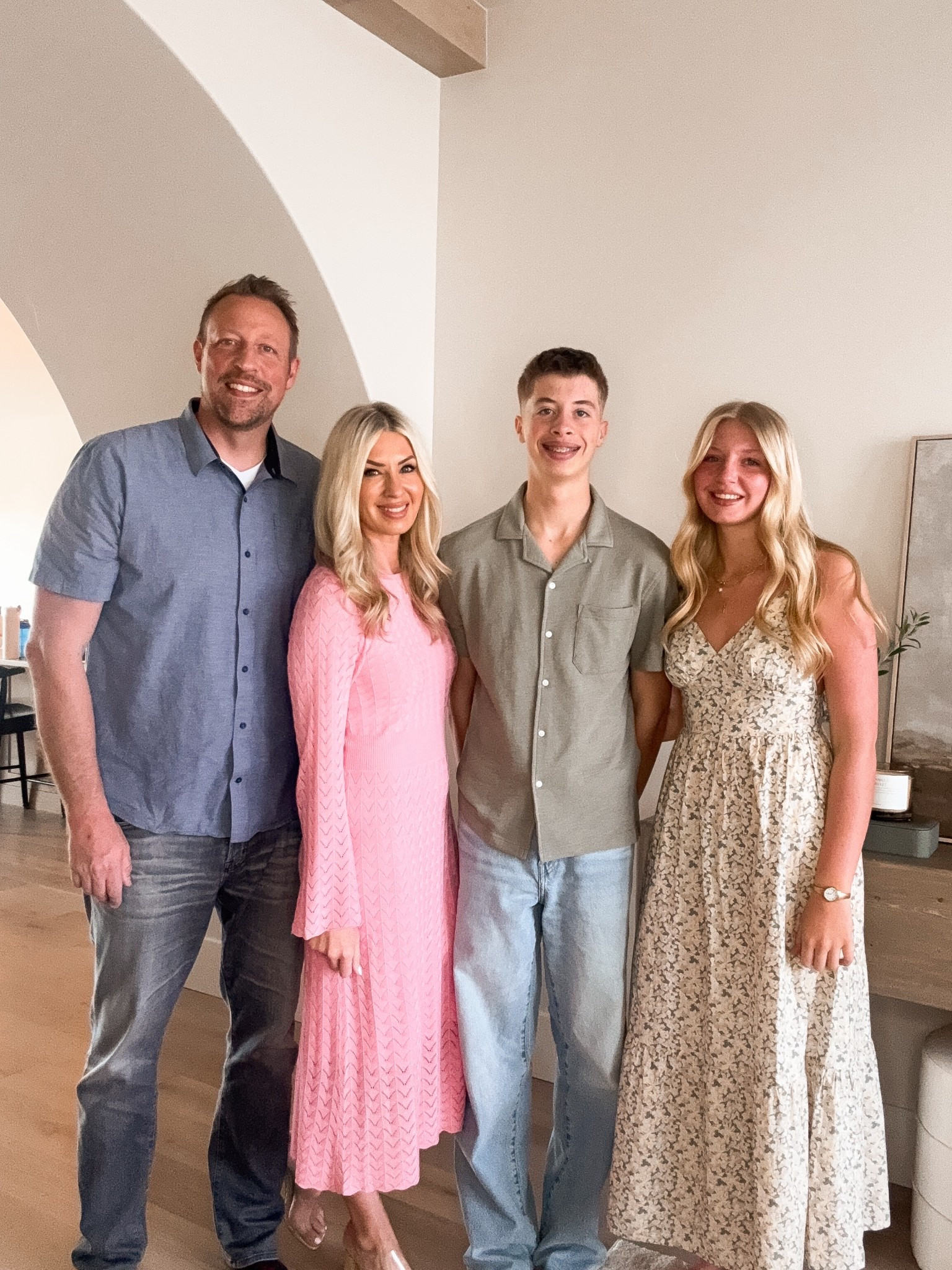 Wedding guest dress or the perfect church dress. Fits tts and is so so comfortable!!! One of my favorite dresses I’ve ever worn. Kids looks from Target and linked too. Teen dress idea 
Graduation party looks 
Easter dress 

#LTKKids #LTKWedding #LTKOver40