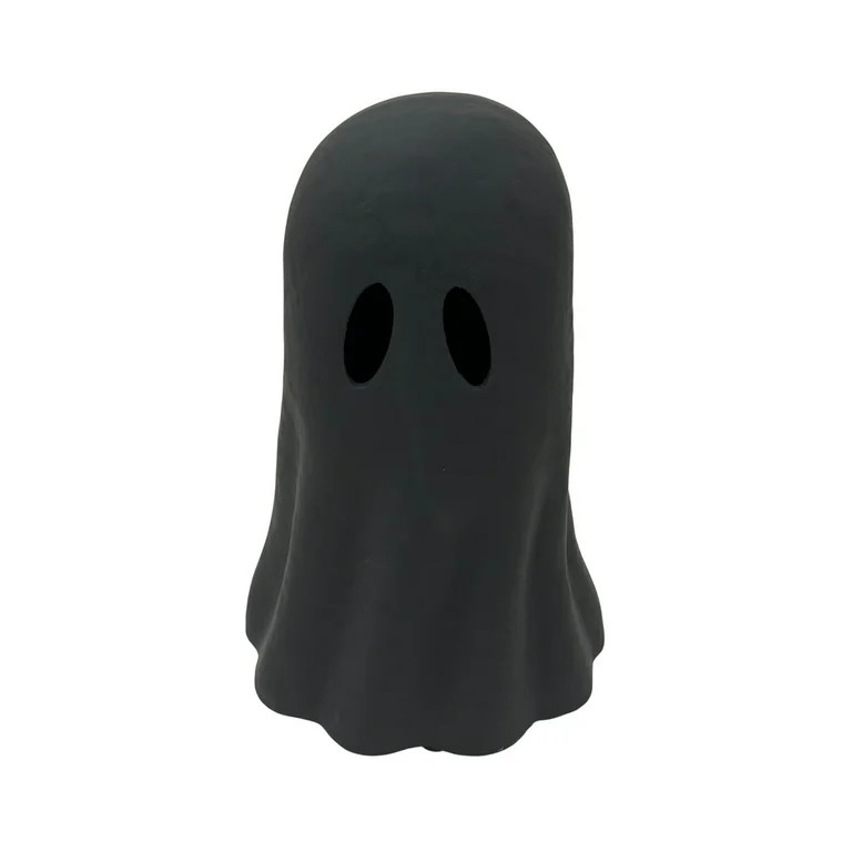 Halloween Black Ghost Paper Mache Table Decoration, 11 in, by Way to Celebrate | Walmart (US)