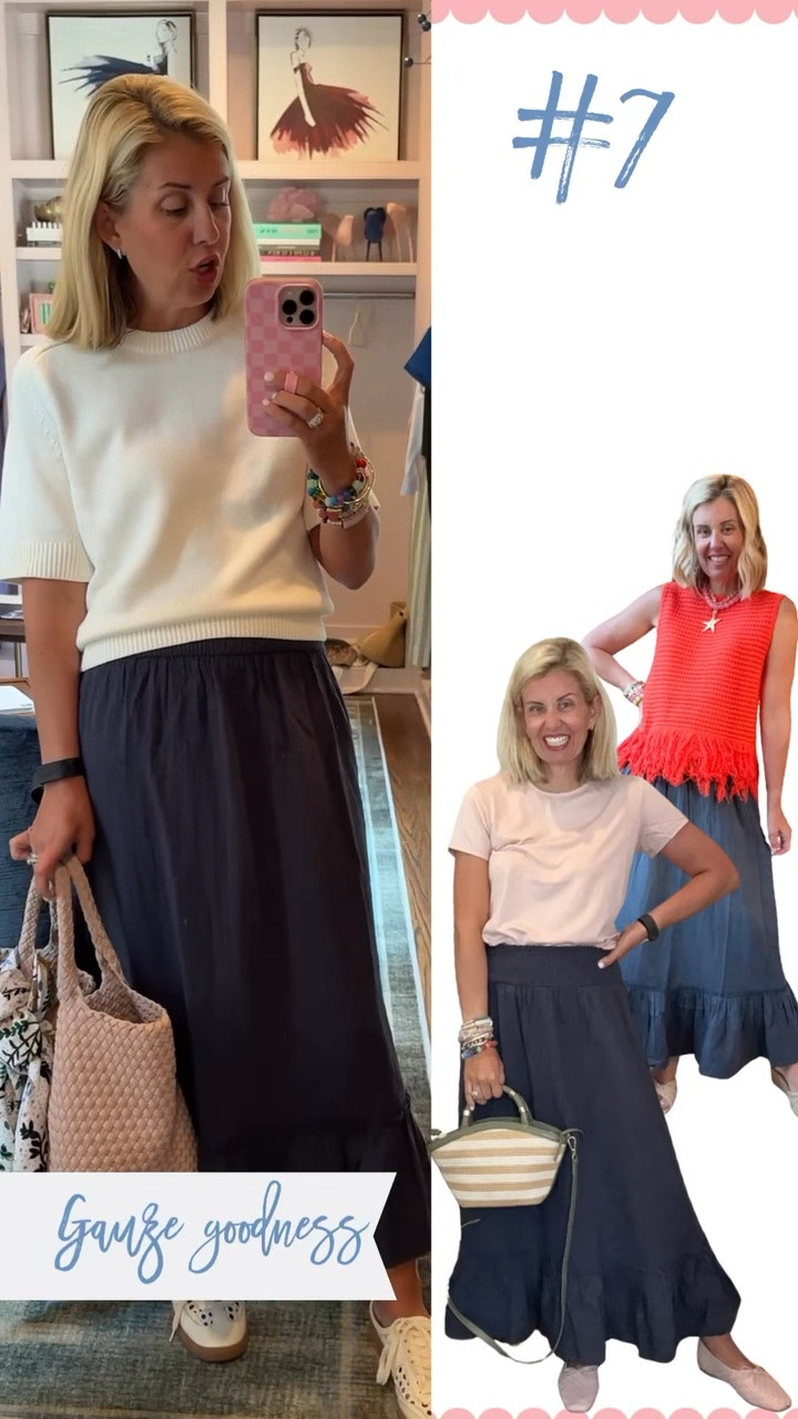 Easy throw on and go look! 
I’m in xs sweater tee & skirt and 8 sneaker tts.
Codes:
Allie +Bess - Catherine20 for 20% off
Loopy - mixandmatchmadness for 10% off

#LTKdayinmylife #LTKootd #LTKOver40