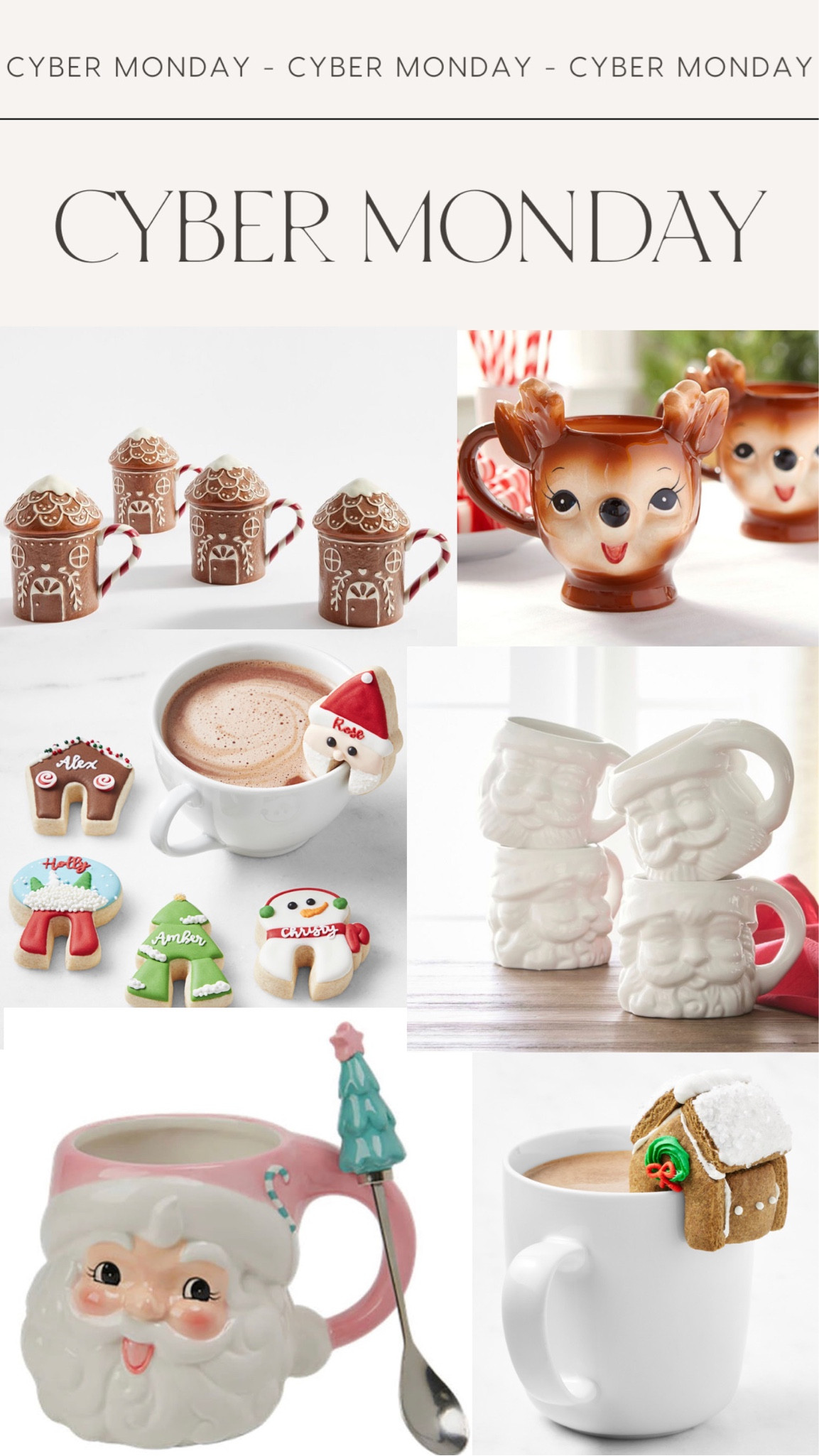 Cyber Monday Christmas gifts! Up to 60% off!! Christmas coffee mug sets and toppers! 

#LTKsalealert #LTKCyberWeek #LTKHoliday