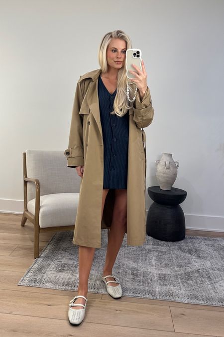My Abercrombie code is live!! Get 20% off all dresses + 15% off everything else AND you can use my code: AFKATHLEEN for an additional 15% off your purchase! 

I’m wearing a small in dress and trench, shoes are tts! #kathleenpost #abercrombie 

#LTKsalealert #LTKSeasonal #LTKstyletip