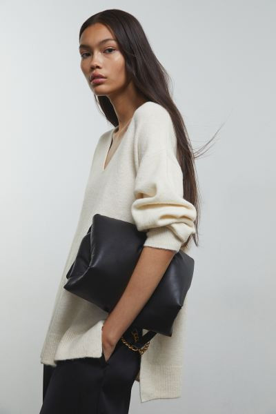 Pull oversize - Noir - FEMME | H&M FR | H&M (FR, IT, ES, PT, BE)