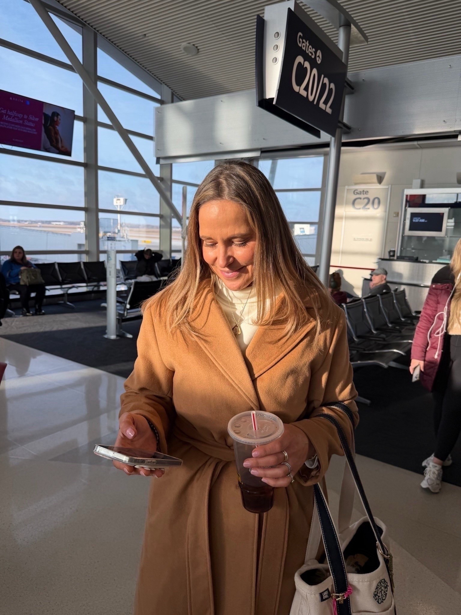 Traveling feels a little easier when you have a comfortable set like this one from Lands’ End. The wool wrap coat has been a favorite lately because it’s warm while still looking polished. I also love this long sleeve high neck top, which has quickly become a go-to piece in my closet  

#LTKSeasonal #LTKOver40 #LTKMidsize