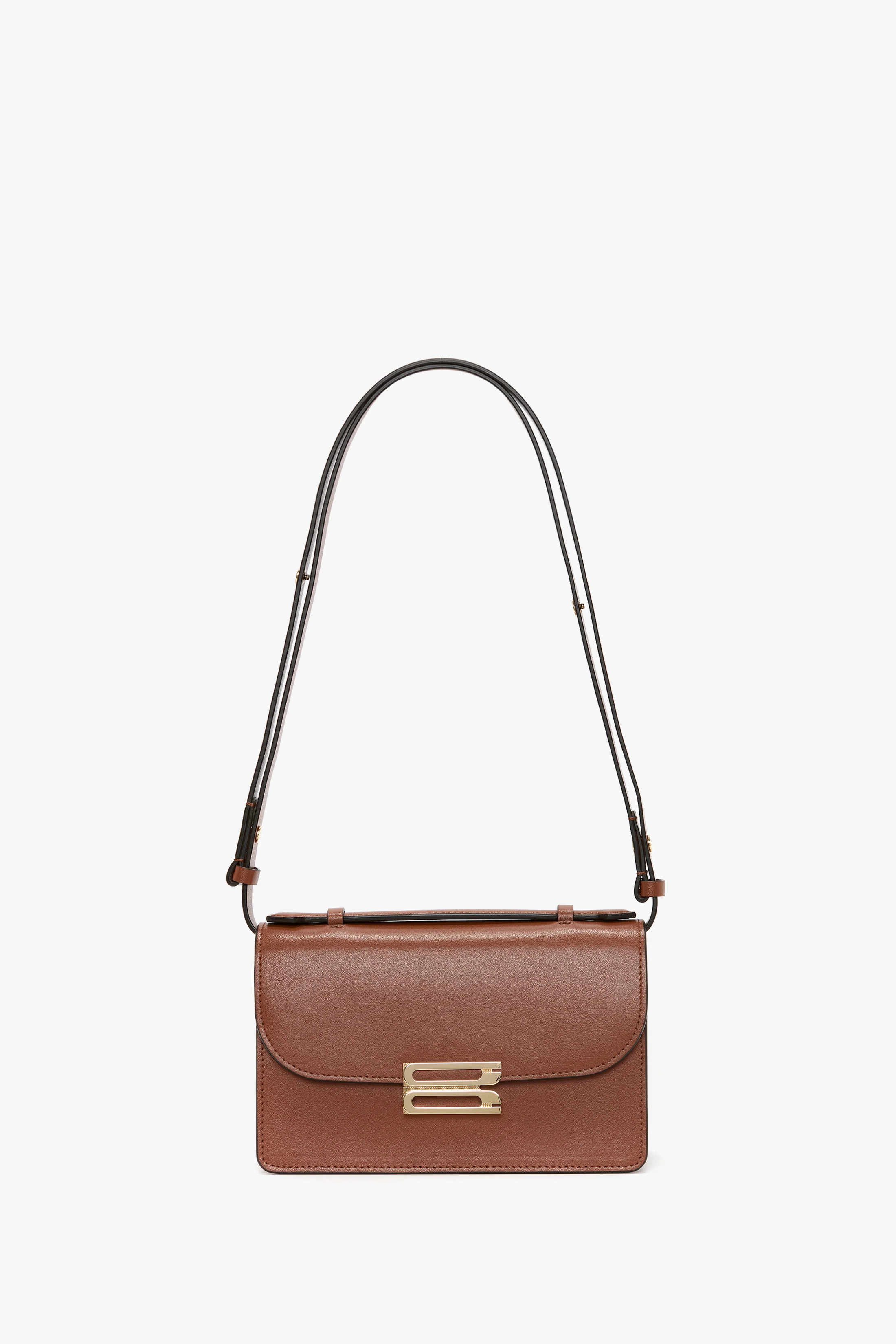 Mini Dorian Bag In Tan Smooth Leather | Victoria Beckham US