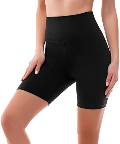 SINOPHANT High Waisted Women Biker Shorts - 6” Buttery Soft Elastic Tummy Control Shorts for Gy... | Amazon (US)
