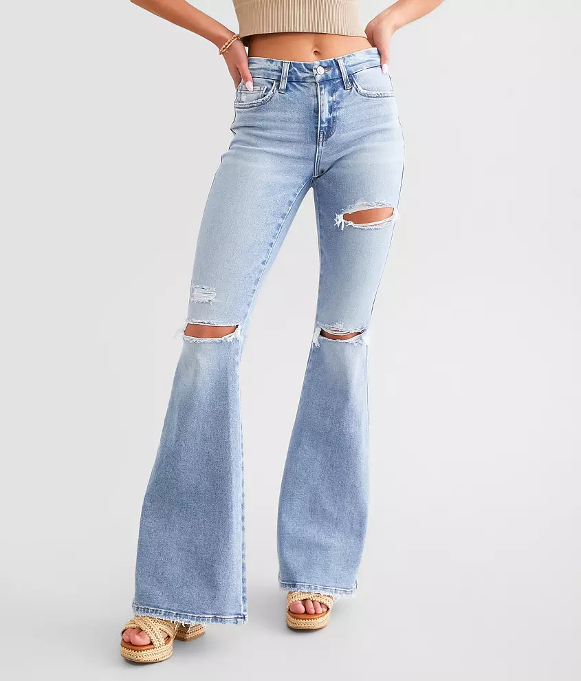 Mid-Rise Flare Stretch Jean | Buckle