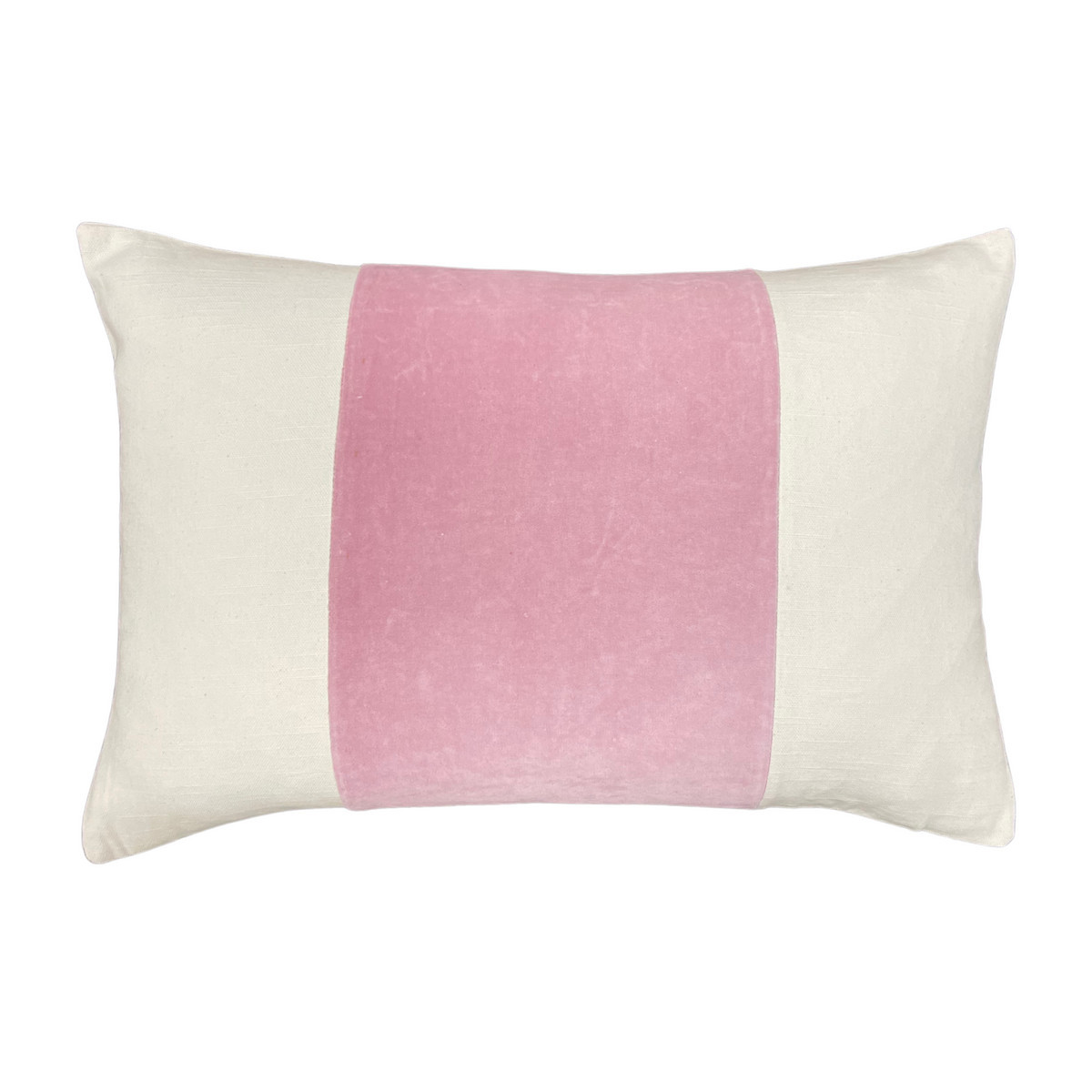 14x20 Velvet Panel Pillow Cover - Pink | Laura Park Designs