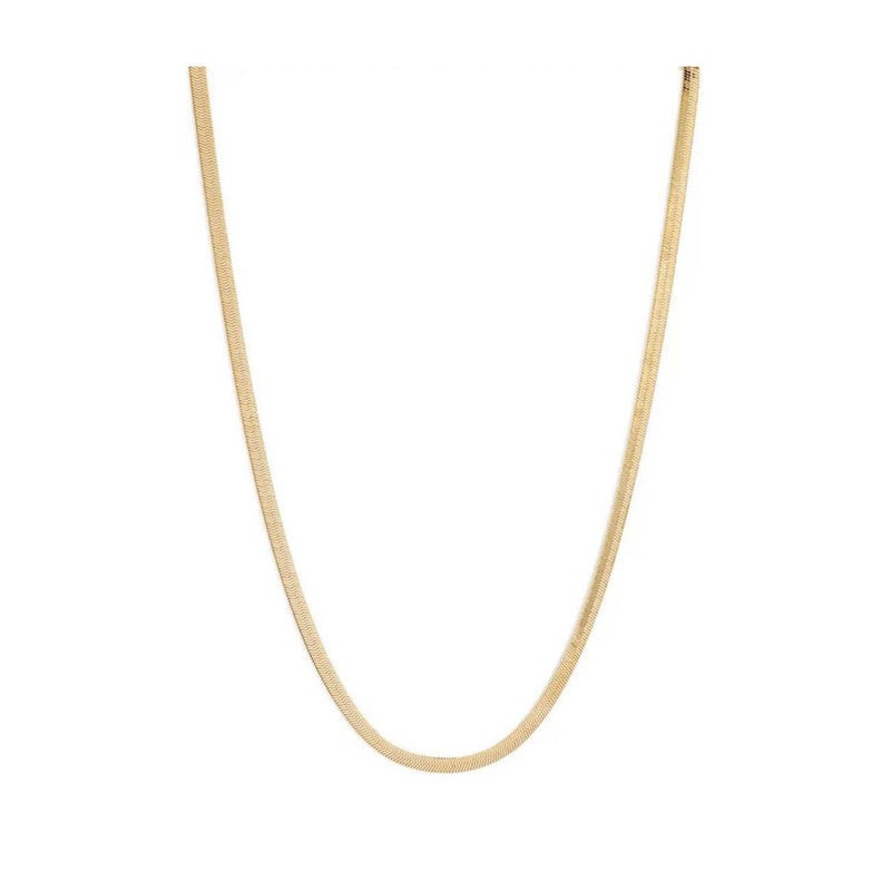 The gold filled version of our signature skinny Monte Carlo snake chain necklace 

14k gold fill... | BRACHA