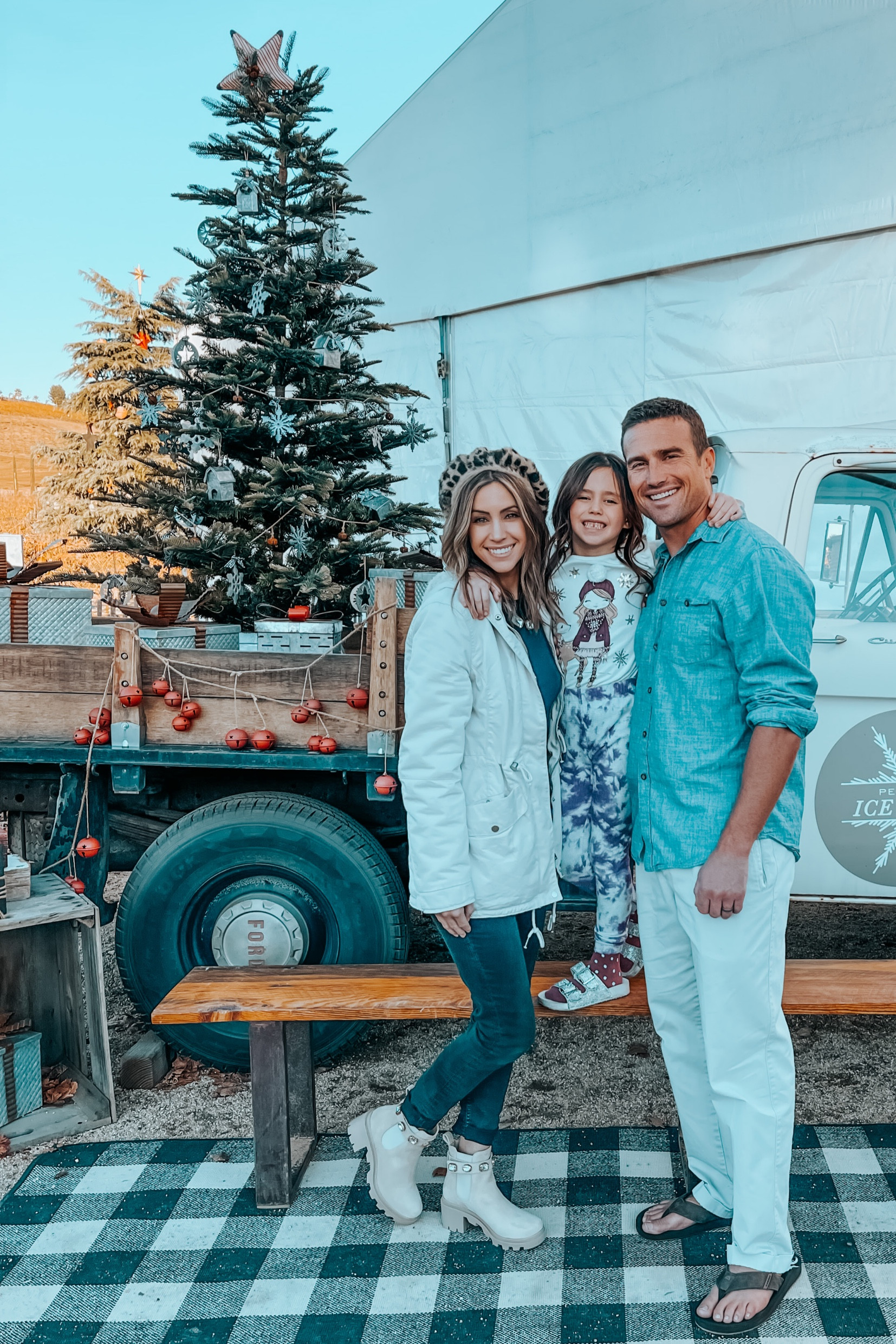 Cozy jacket, long sleeve bodysuit, black jeans, nude ankle boots, leopard beret.

#LTKHoliday #LTKxAF #LTKfamily