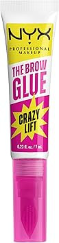 NYX PROFESSIONAL MAKEUP The Brow Glue Crazy Lift, Brow Lamination Gel with 16HR Strong Hold & Bui... | Amazon (US)