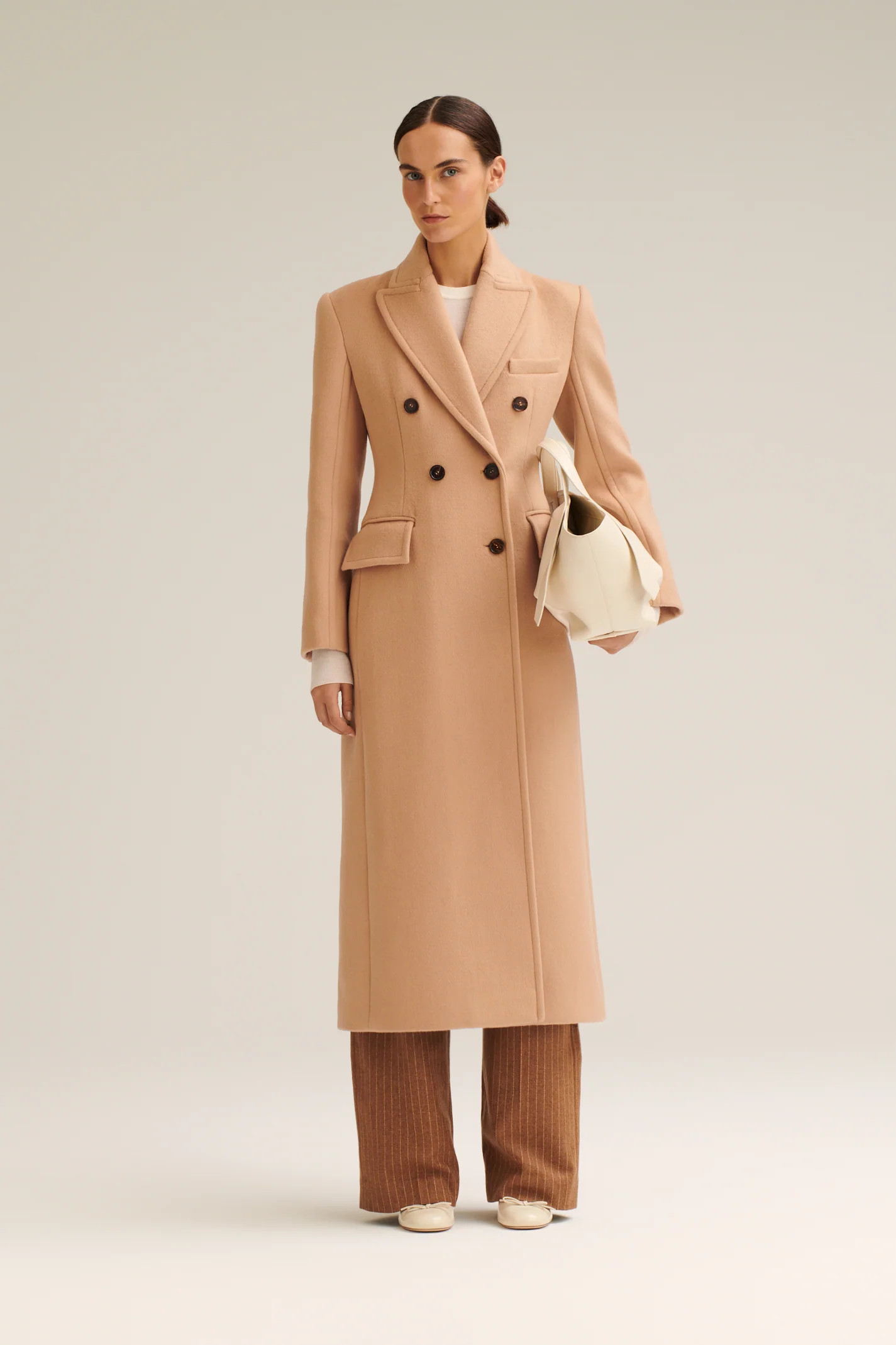 TAILORED COAT - SAND - Scanlan Theodore | Scanlan Theodore